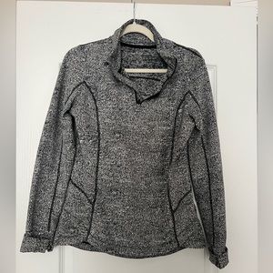 Athletic quarter zip sweater